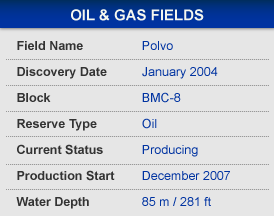 Polvo Oil and Gas Fields